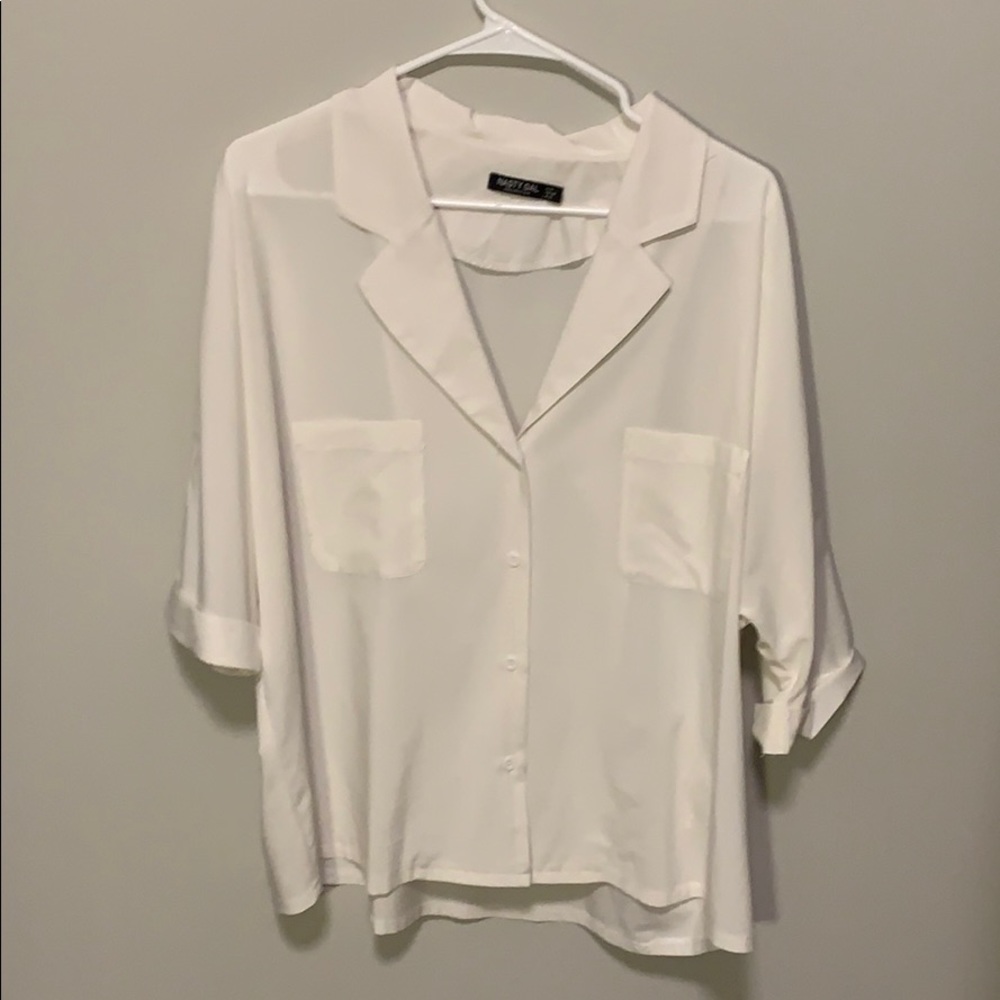 white button up top || MAKE AN OFFER